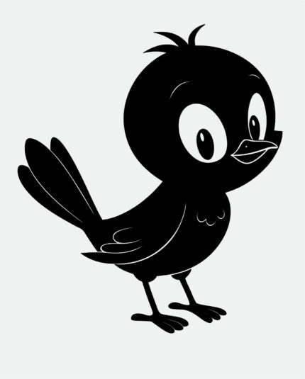 Adorable Cartoon Bird SVG Perfect for Cricut Projects