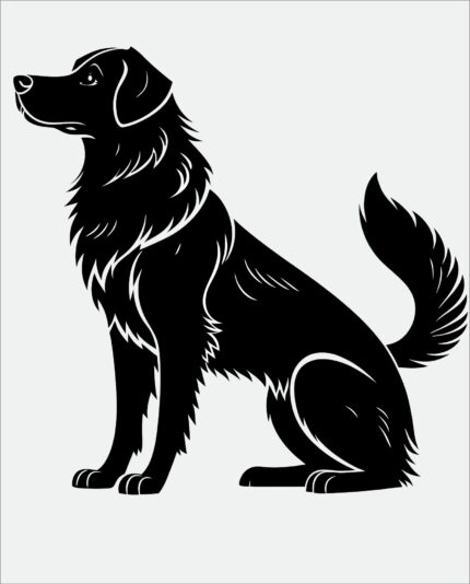 Dog Silhouette SVG Perfect for Pet Lovers and Crafts