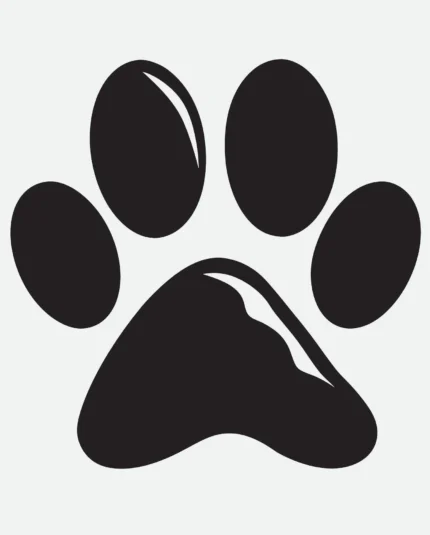 Free paw print svg, paw print svg for Cricut, laser cut paw print design, pet svg free download, dog svg silhouette